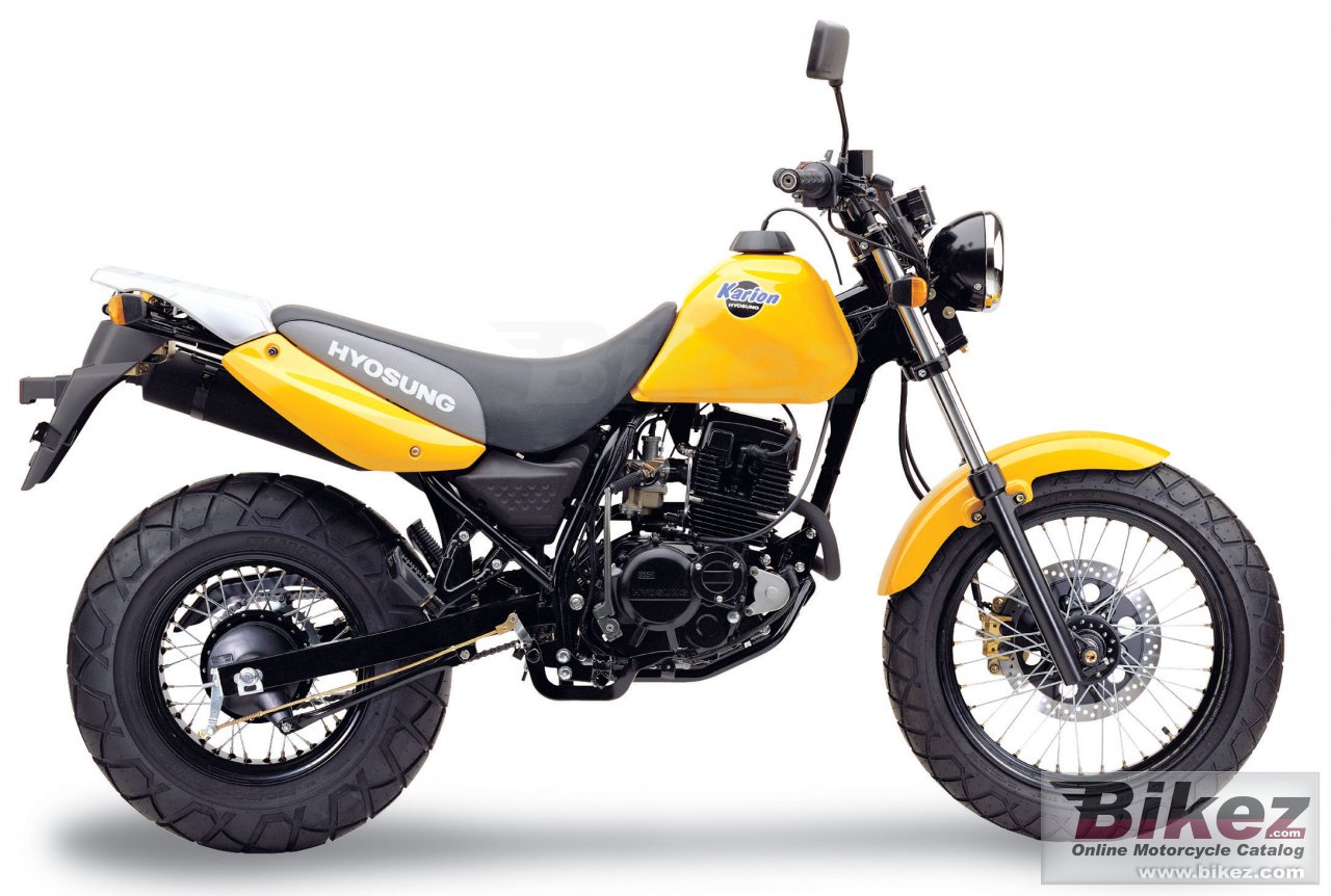 Big Hyosung karion 125 picture and wallpaper from Bikez.com